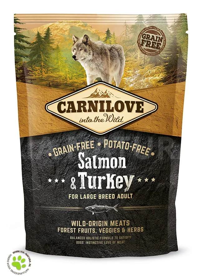 CARNILOVE SALMON & TURKEY ADULT LARGE BREED 1,5 KG